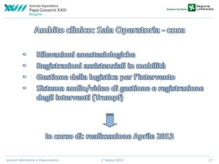Sistemi Informativi e Organizzativi

1° Marzo 2013

17

 