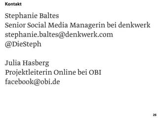 Kontakt




          26
 