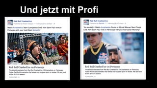 Und jetzt mit Profi