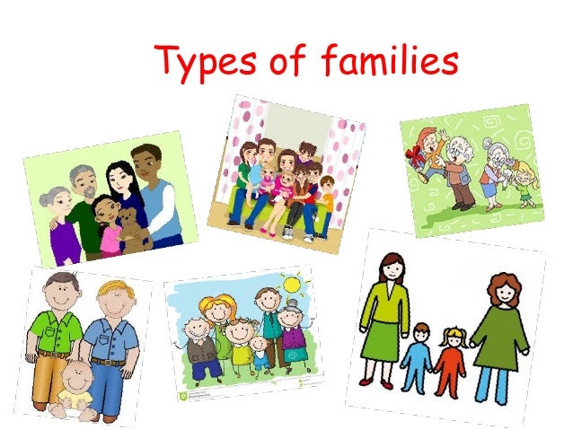 Image result for all kinds of families clipart