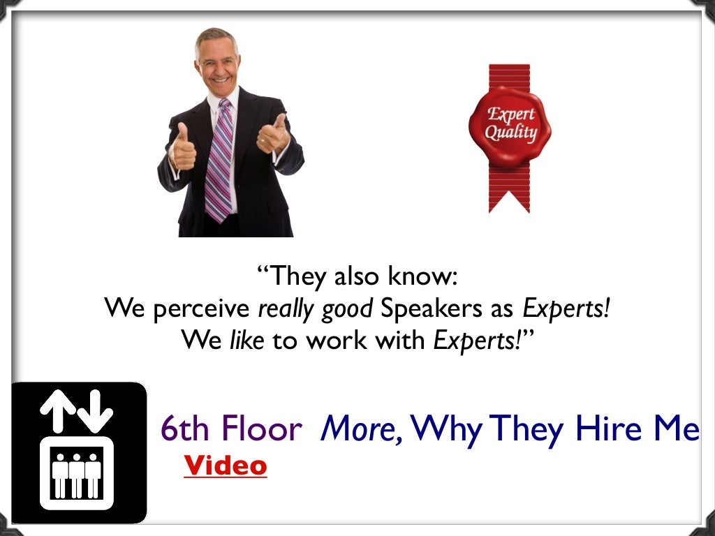 Si elevator speech image