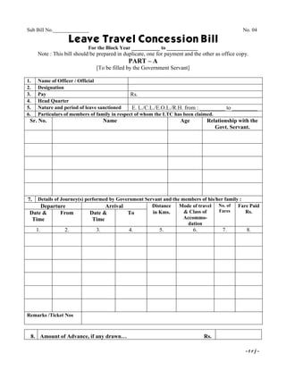 Government of India -various forms used in central government offices ...