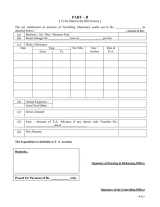 Govt Bill Form.pdf Government of India -various forms used in central government offices ...