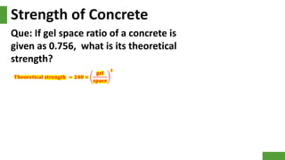 II. Strength Of Concrete
2. Tensile Strength of Concrete
• Tensile, strength of the concrete is tested indirectly, by noti...