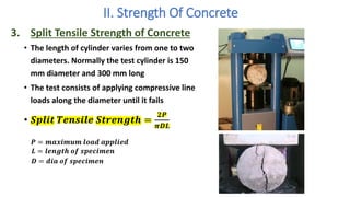 Maturity Concept of Concrete
• Exp: A sample of concrete cured at 20 C
for 28 days is taken as fully matured
concrete. Its...