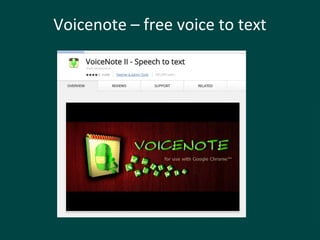 Voicenote – free voice to text
 