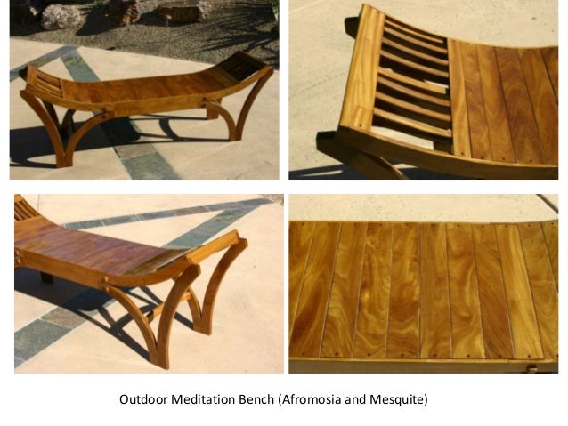 Woodworking Meditation Bench