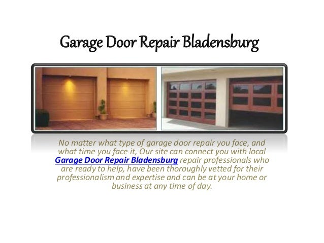 Garage Door Springs Replacement In Maryland