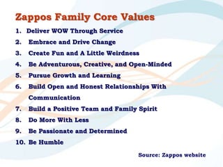 “Committable core values that are truly integrated into a company’s operations can align an entire organization and serve ...