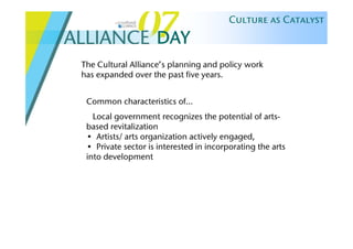 Alliance Day 07: Culture As Catalyst