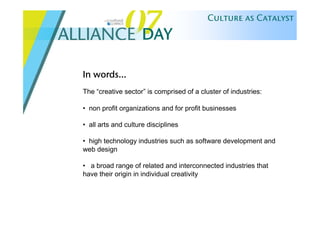 Alliance Day 07: Culture As Catalyst