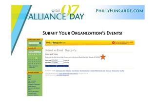 Alliance Day 2007: PhillyFunGuide & FunSavers
