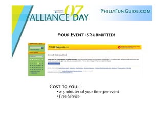 Alliance Day 2007: PhillyFunGuide & FunSavers