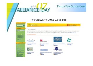 Alliance Day 2007: PhillyFunGuide & FunSavers