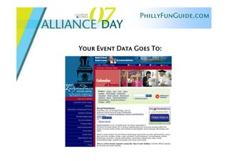 Alliance Day 2007: PhillyFunGuide & FunSavers