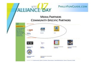 Alliance Day 2007: PhillyFunGuide & FunSavers