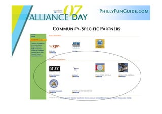 Alliance Day 2007: PhillyFunGuide & FunSavers