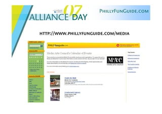 Alliance Day 2007: PhillyFunGuide & FunSavers