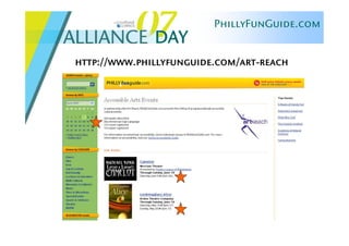 Alliance Day 2007: PhillyFunGuide & FunSavers
