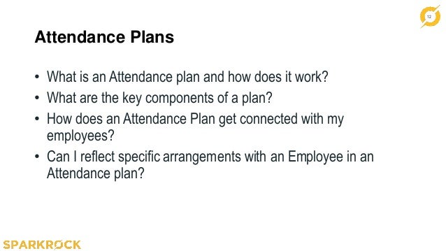 keep track of attendance
