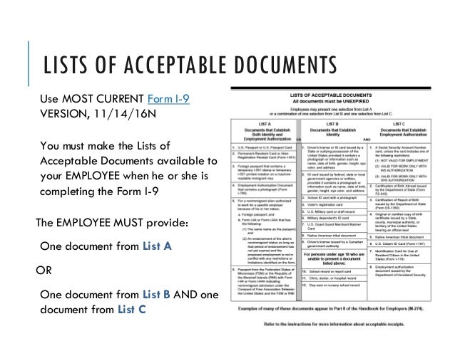 employment documents