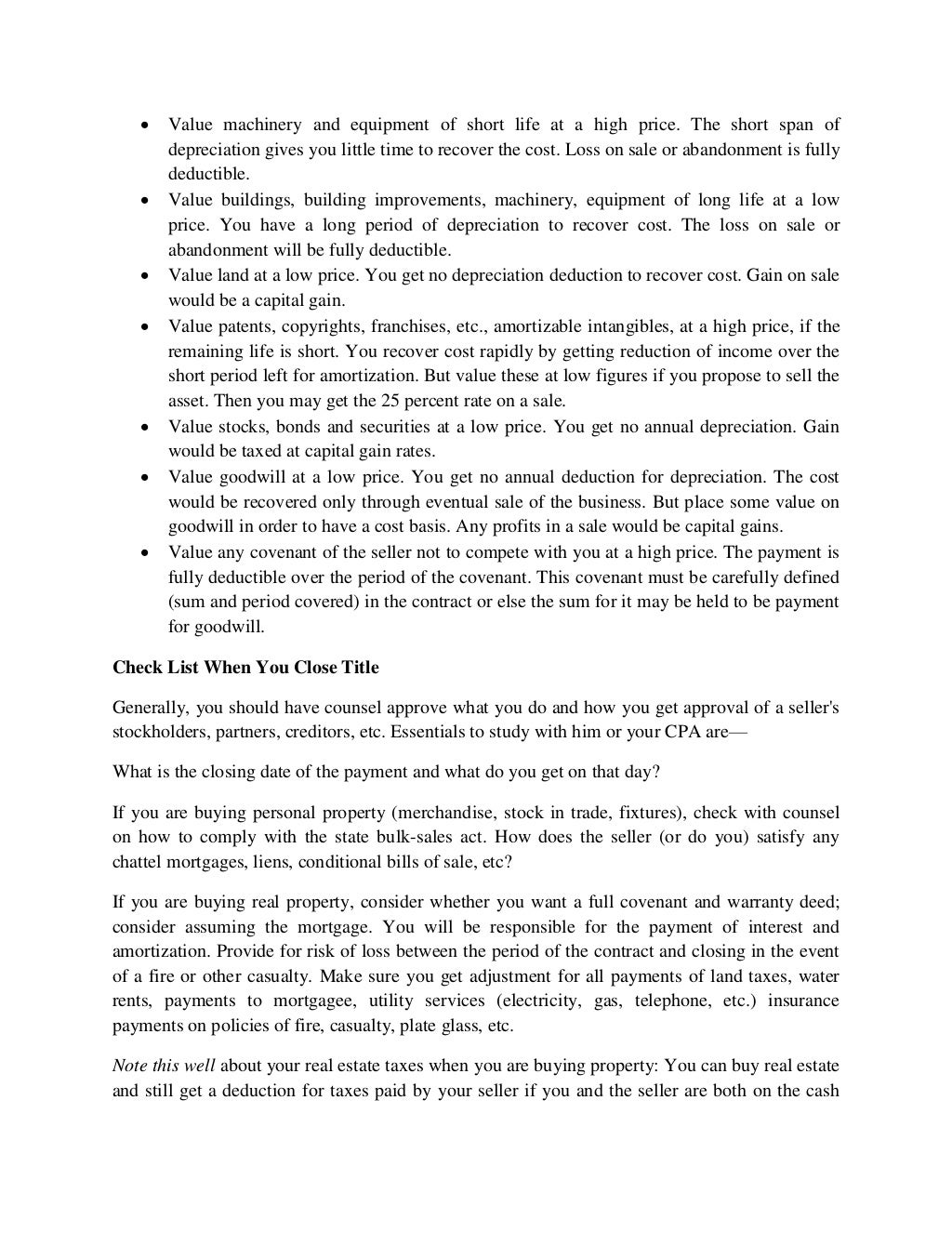 What To Remember Before Buying An Established Business