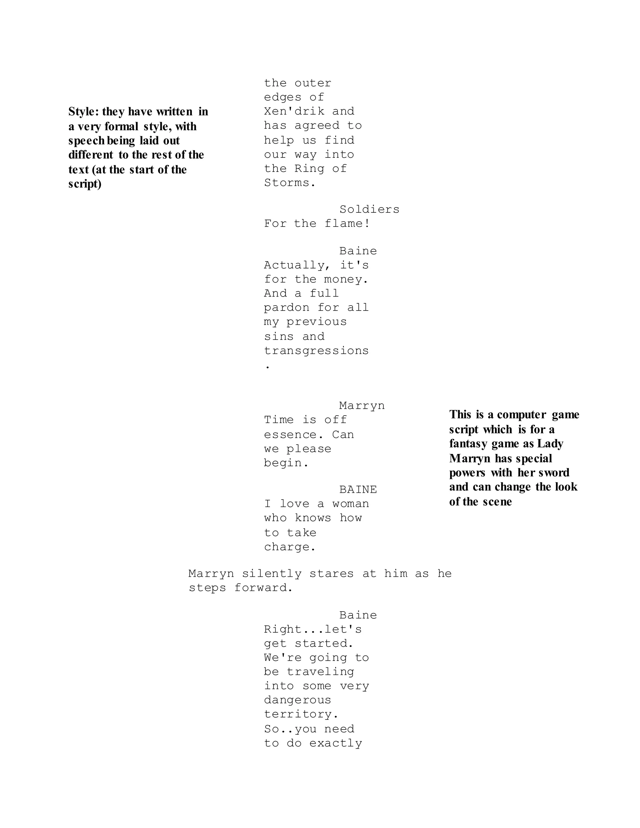 GAME SCRIPT | DOCX | Roleplaying Games | Games and Puzzles