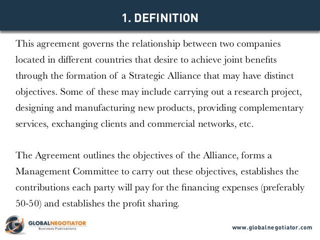 INTERNATIONAL STRATEGIC ALLIANCE AGREEMENT Contract Template and Sa… INTERNATIONAL STRATEGIC ALLIANCE AGREEMENT Contract Template and Sa…