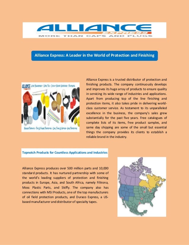 Alliance Express A Leader in the World of Protection and Finishing