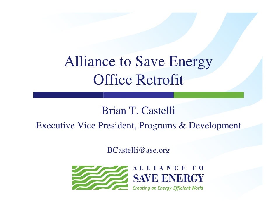 alliance to save energy