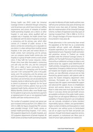 Primary Health Care Systems: Thailand | PDF