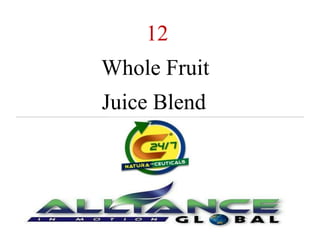 12
Whole Fruit
Juice Blend
 