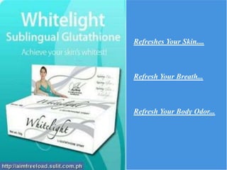 Refreshes Your Skin....
Refresh Your Breath...
Refresh Your Body Odor...
 