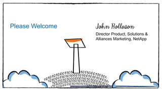 Please Welcome
Director Product, Solutions &
Alliances Marketing, NetApp
 