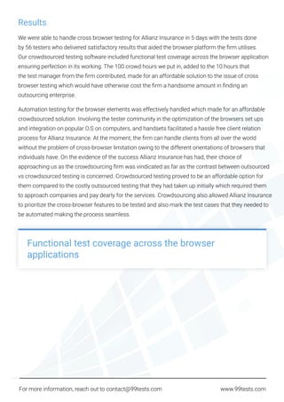 Allianz Case Study | PDF