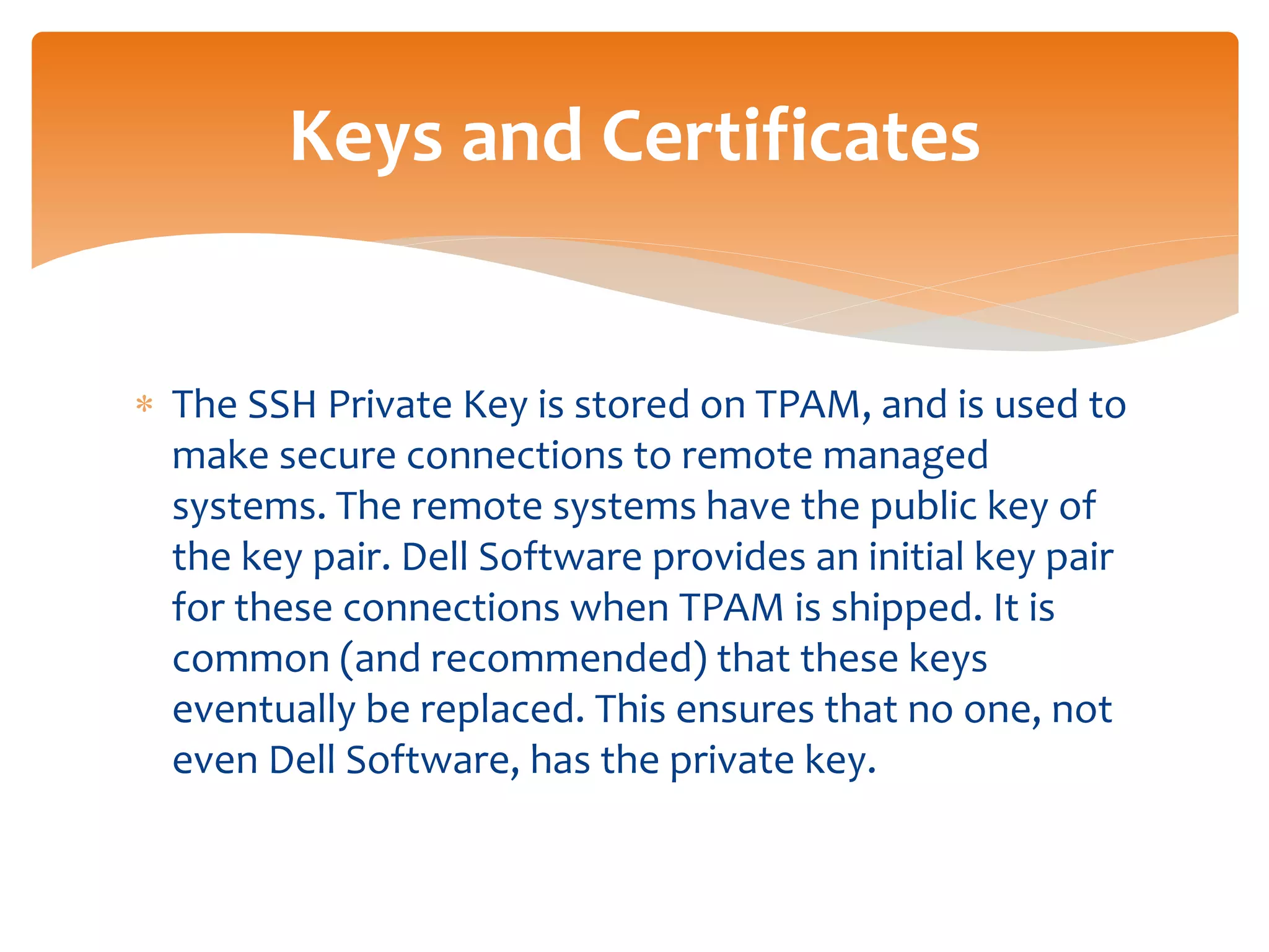 Dell Quest TPAM Privileged Access Control | PPTX