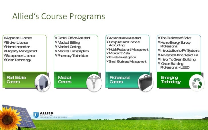 Vocational trade options