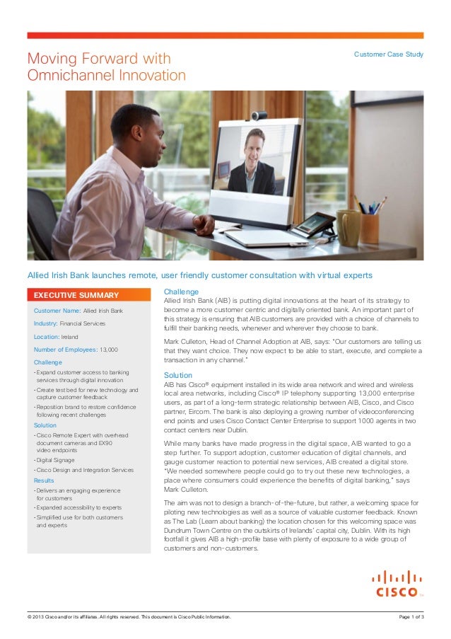 The internationalisation of allied irish banks case study