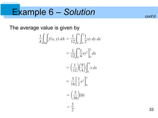 33
Example 6 – Solution
The average value is given by
cont’d
 