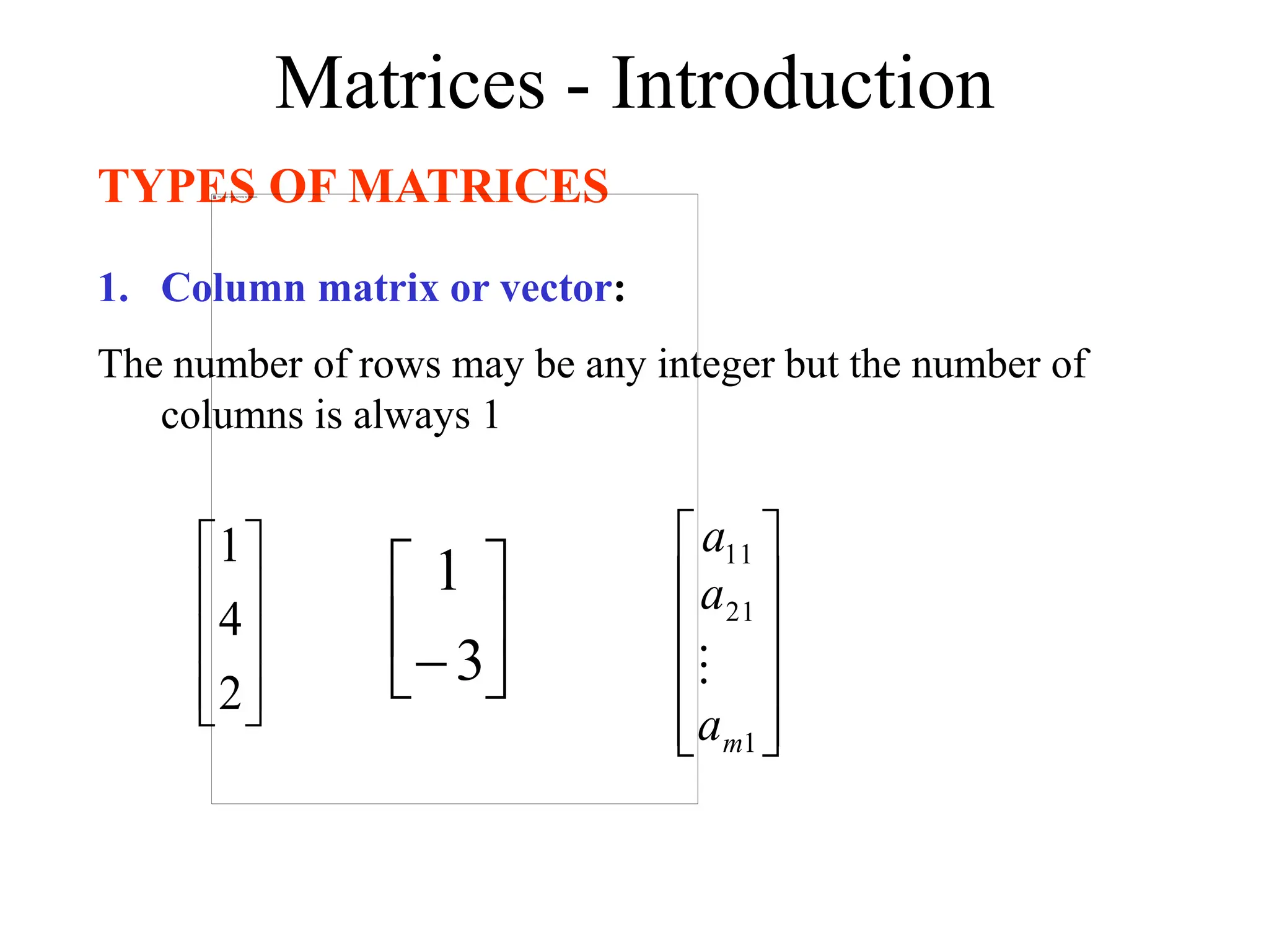 ALLIED MATHEMATICS -I UNIT III MATRICES.ppt