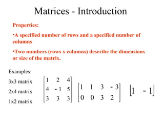 ALLIED MATHEMATICS -I UNIT III MATRICES.ppt
