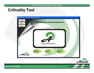 Allied Reliability Phase II EMP Development Overview (March 2009)