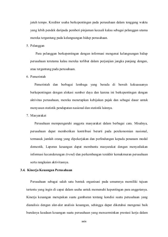Evaluasi Kinerja Keuangan Pada Perusahaan Sektor Industri Konsumsi De