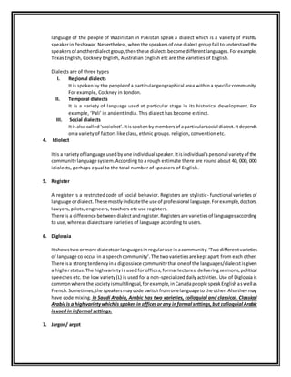 Theories in Language Description | DOCX