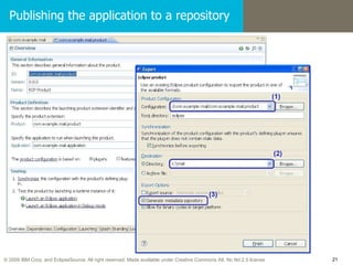 Publishing the application to a repository 