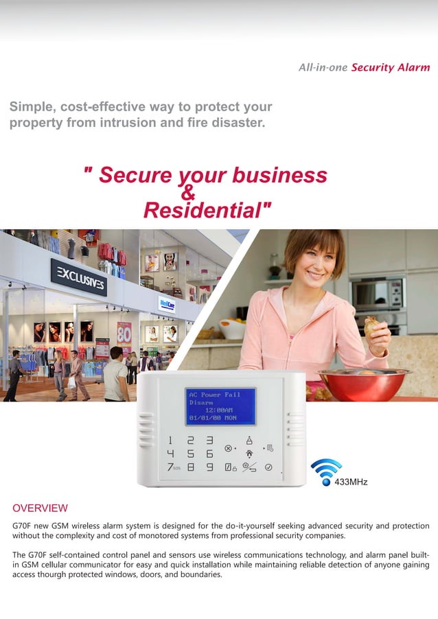 wireless alarm system do it yourself | PDF