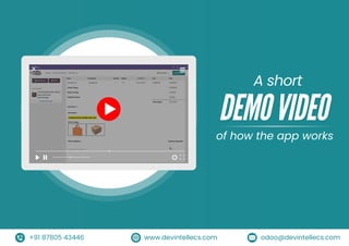 www.devintellecs.com
+91 87805 43446 odoo@devintellecs.com
of how the app works
 