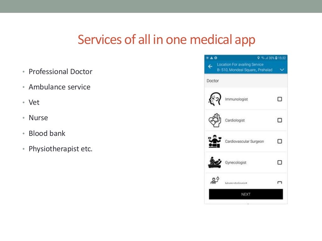 All in one medical app