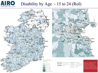 Disability by Age - 15 to 24 (RoI)  