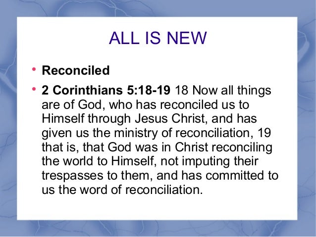 All Is New